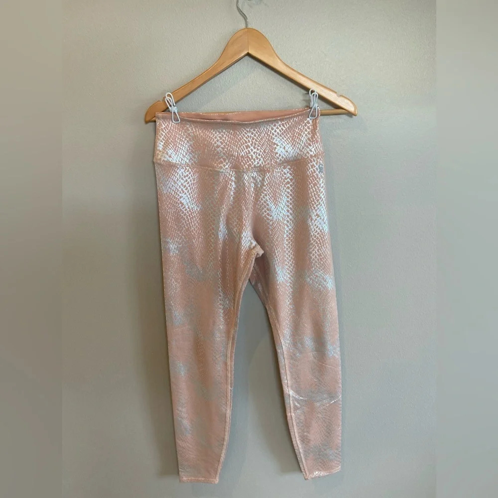 GOOD AMERICAN Python Print Foul‎ Leggings Size 3 Athletic LIKE NEW